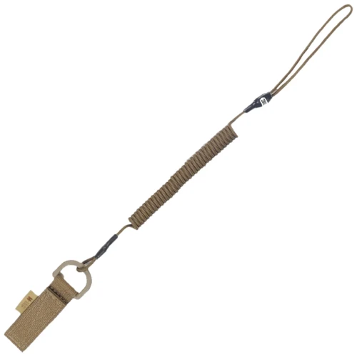 Smycz M-Tac Retraktor Medium Kombinowana Z D-Ringiem Coyote (51435605)-1 50703