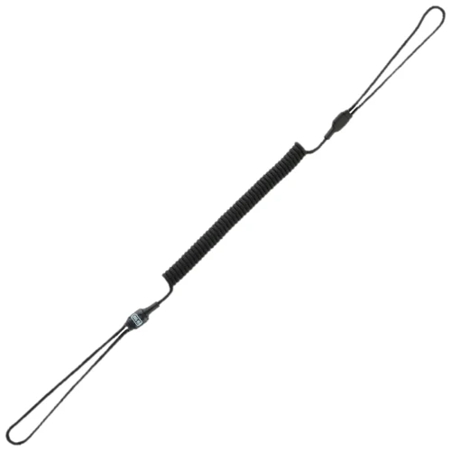 Smycz M-Tac Retraktor Medium Kombinowana Z D-Ringiem Black (51435602)-1 50704