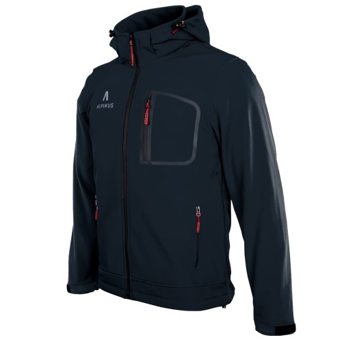 Kurtka męska Alpinus softshell Stenshuvud granatowa-1 50767