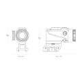 Celownik pryzmatyczny Hawke Prism Sight 4x24 5,56 BDC Dot-5 50834