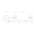 Montaż lunety Hawke Match średni 1" Dovetail-2 50835
