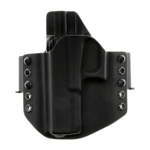 Kabura RH Holsters OWB do Glock 17 / 22 / 31, 1/2 sweatguard, speedloops 40 mm, lewa, czarna