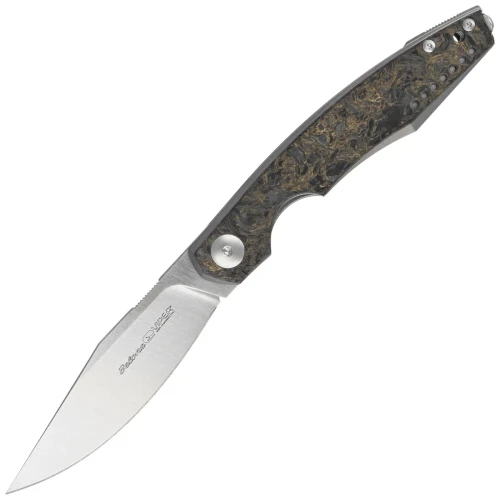 Nóż składany Viper Belone Titanium/Gold Dark Matter CF, Satin M390 by Jesper Voxnæs (V5970TIFCG)-1 51113