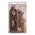 Cetacea Tactical - Poly-Bina Covered Mini Coil Tether - Czarny-lentus4 45995