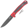 Nóż składany LionSteel Skinny Red Aluminium/Black Canvas Micarta, Old Black MagnaCut by Molletta (SK01A RB)-1 51216