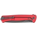 Nóż składany LionSteel Skinny Red Aluminium/Black Canvas Micarta, Old Black MagnaCut by Molletta (SK01A RB)-2 51216