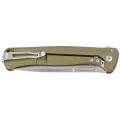 Nóż składany LionSteel Skinny Green Aluminium/Green Canvas Micarta, Stonewashed MagnaCut by Molletta (SK01A GS)-2 51217