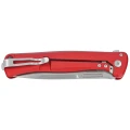 Nóż składany LionSteel Skinny Red Aluminium/Black Canvas Micarta, Stonewashed MagnaCut by Molletta (SK01A RS)-2 51222