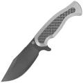 Nóż Fox Eastwood Tiger Bead Blasted Titanium/Carbon Fiber, Black PVD Elmax by Gudy Van Poppel (FX-106 TICF)-1 51228