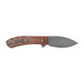 Nóż składany Trollsky Knives Mandu brązowy Micarta-2 51264
