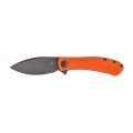 Nóż składany Trollsky Knives Mandu pomarańczowy G10-1 51265