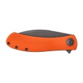 Nóż składany Trollsky Knives Mandu pomarańczowy G10-4 51265