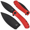 Nóż składany Trollsky Knives Mandu czerwony G10-6 51266