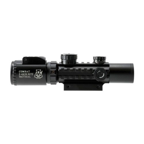 Luneta celownicza Combat 2-6x28 TAC 30 mm iRD Mildot + montaż 22 mm-1 51307
