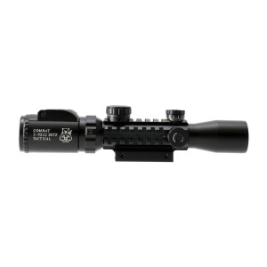 Luneta celownicza Combat 3-9x32 TAC 30 mm iRD Mildot + montaż 22 mm