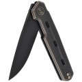 Nóż składany WE Knife Navo Bronze / Black Titanium, Black Stonewashed CPM 20CV by Ostap Hel (WE22026-3)-4 51395