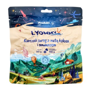 Kurczak Lyommy curry z nutą kokosa i ananasem 500 g
