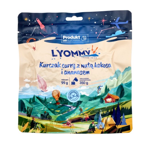 Kurczak Lyommy curry z nutą kokosa i ananasem 350 g-1 51407