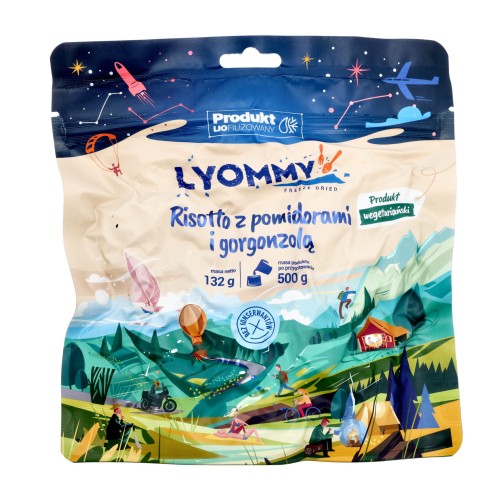 Risotto Lyommy z pomidorami i gorgonzolą 500 g-1 51414