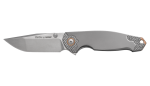 Nóż składany Viper Katla Grey Titanium 3D, Stonewashed M390 by Jesper Voxnæs (V5982TI3D)