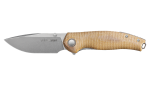 Nóż składany Viper Vale Natural Canvas Micarta, Stonewashed MagnaCut by Jesper Voxnæs (V6006CN)