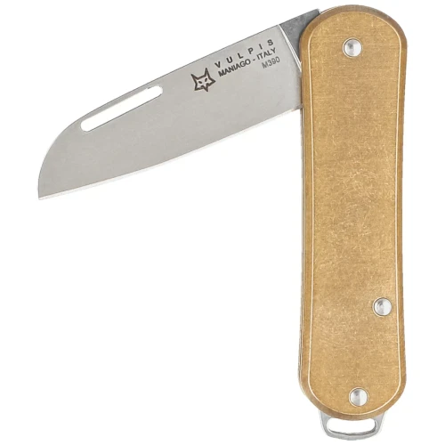 Scyzoryk Fox Vulpis Brass, Polished M390 (FX-VP108 OT)-1 51539