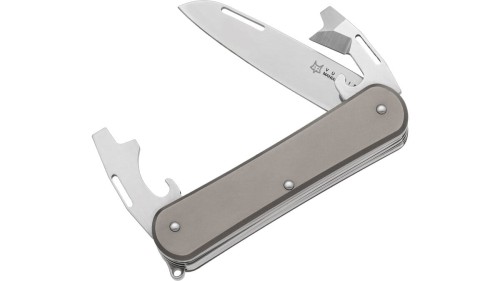 Scyzoryk Fox Vulpis 3 Sandblasted Titanium, Polished M390 (FX-VP130-3 TI)-1 51542