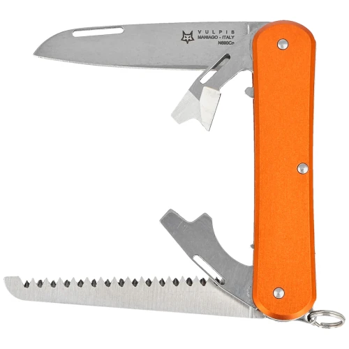 Scyzoryk Fox Vulpis S4 Orange Aluminium, Polished N690No (FX-VP130-S4 OR)-1 51562