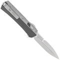 Nóż automatyczny OTF Microtech Glykon D/E Bayonet Black Aluminium / Apocalyptic Titanium, Apocalyptic M390 by Tony and Sean Marfione (184-10AP)-3 51590