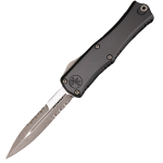 Nóż automatyczny OTF Microtech Hera II Mini Bayonet Black Aluminium Apocalyptic P/S M390MK by Tony and Sean Marfione (1701M-11AP)