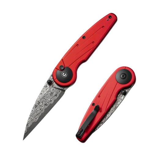 Nóż składany Civivi Starflare Red Aluminium, Damascus (C23052-DS1)-1 51636