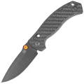Nóż składany Fox Anzu Carbon Fiber 3K, Black PVD MagnaCut by Les George (FX-560 CFOR)-1 51652