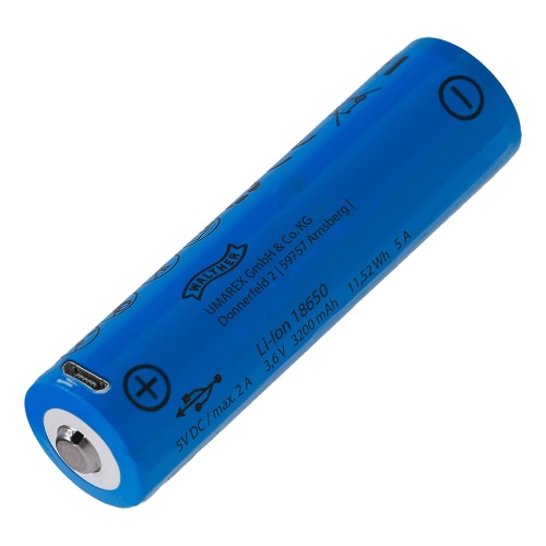 Akumulator USB Walther ICR (18650 3200 mAh 3,7 V)-1 51689