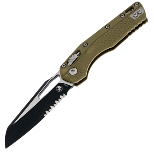 Nóż składany Microtech MSI S/E OD Green Polymer, Black/Satin P/S M390MK by Tony Marfione (210T-2PMOD)-1 51690