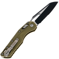 Nóż składany Microtech MSI S/E OD Green Polymer, Black/Satin P/S M390MK by Tony Marfione (210T-2PMOD)-2 51690