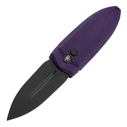 Nóż składany Bestech Ququ Purple G10, Black DLC 14C28N by Gogo (BG57A-4)-1 51731