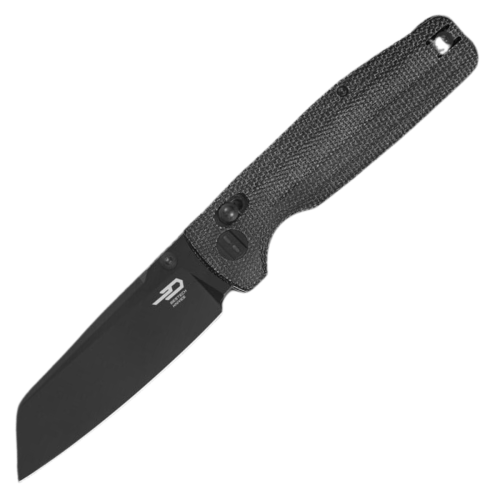 Nóż składany Bestech Slasher Black Micarta, Black Stonewashed D2 (BG56A-2)-1 51737