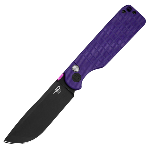 Nóż składany Bestech Glok Purple G10, Black Stonewashed 14C28N by Keanu Alfaro (BG55D)-1 51739