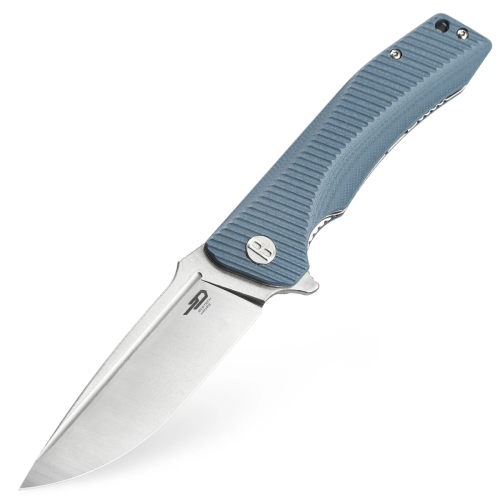 Nóż składany Bestech Mako Grey G10, Stonewashed/Satin K110 (BG27C)-1 51759