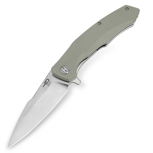 Nóż składany Bestech Warwolf Beige G10, Stonewashed/Satin D2 (BG04C)-1 51772