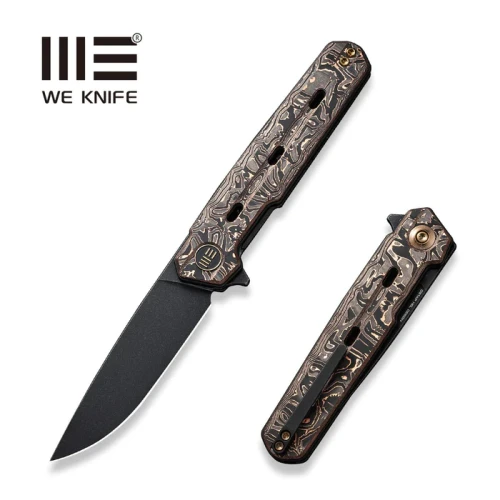 Nóż składany WE Knife Navo Copper Foil Carbon Fiber, Black Stonewashed CPM 20CV by Ostap Hel (WE22026-5)-1 51783