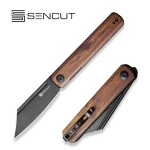 Nóż składany Sencut Bronte Guibourtia Wood Black Stonewashed 9Cr18MoV (SA08E)