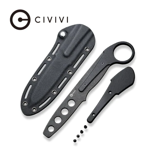 Nóż treningowy Civivi Varius Black G10, Black Stonewashed D2 by Allen Elishewitz (C22009C-1)-1 51801