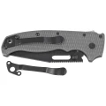 Nóż składany Demko AD20.5 Clip Point Grey Grivory, Black DLC D2 by Andrew Demko (205-D2-CP-DLC)-2 51815
