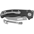 Nóż składany Demko AD20.5 Shark Foot Carbon Fiber, Stonewashed CPM 20CV by Andrew Demko (205-20CV-CARBON-SF)-2 51817