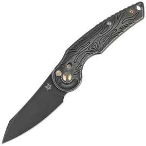 Nóż składany Fox Jupiter Black Titanium Stonewashed PVD M390 by Denis Simonutti (FX-555 TIBR)