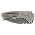 Nóż składany Medford Praetorian Genesis T Tanto, Tumbled Handle, Bronze HW/Clip, NP3 Breaker, DLC S45VN by Greg Medford (MK0294PT-01TM-T1C1-BN)-2 51831