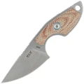 Nóż na szyję MKM Mikro 1 Natural Canvas Micarta, Stonewashed M390 by Jesper Voxnæs (MKMR01-NC)-1 51846