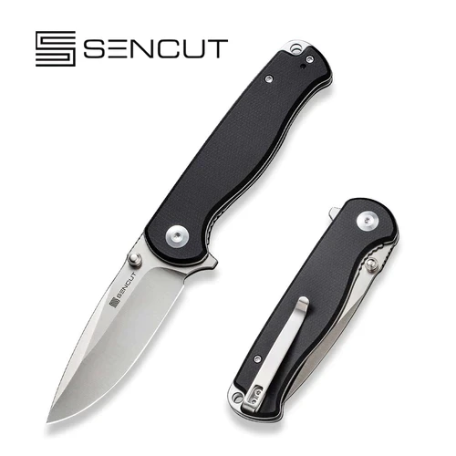 Nóż składany Sencut Errant Black Canvas Micarta, Satin 9Cr18MoV (S23054B-3)-1 51850