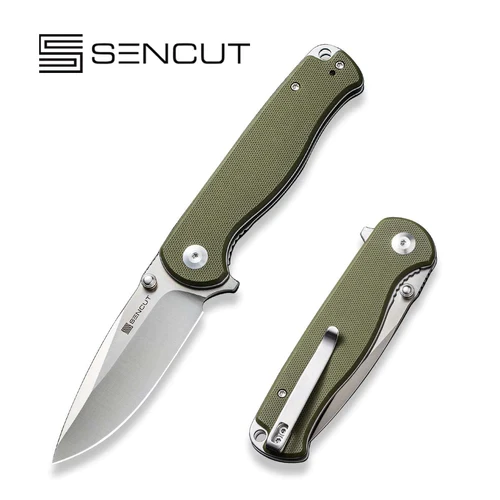 Nóż składany Sencut Errant Green G10, Satin 9Cr18MoV (S23054B-2)-1 51851